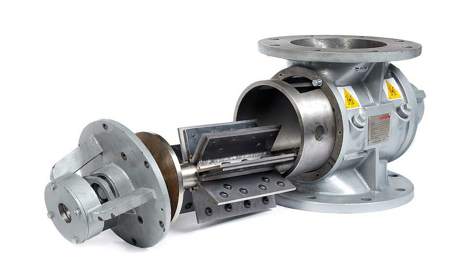 重力落料式旋转阀 稀相输送