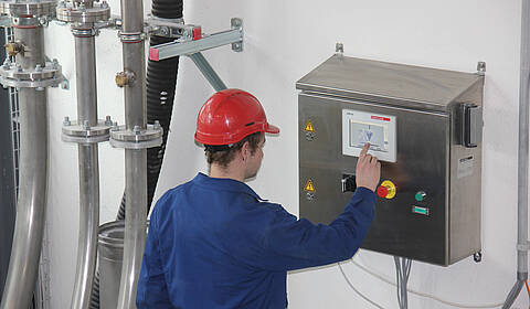 Pneumatic conveying trials in a GERICKE test center 