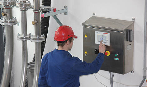 Pneumatic conveying trials in a GERICKE test center 