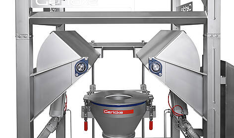 Docking unit of a Gericke Big Bag station BBU