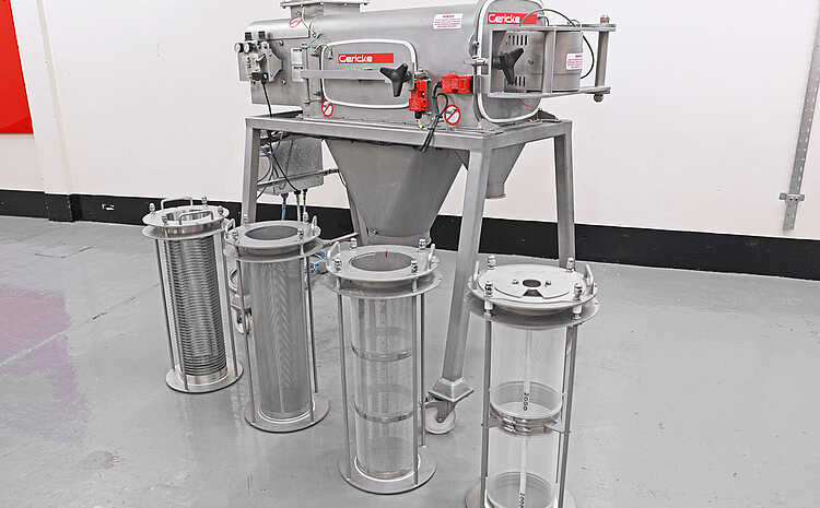 Screening machines: Increase product quality, reduce waste Gericke Centrifugal Sifter GS