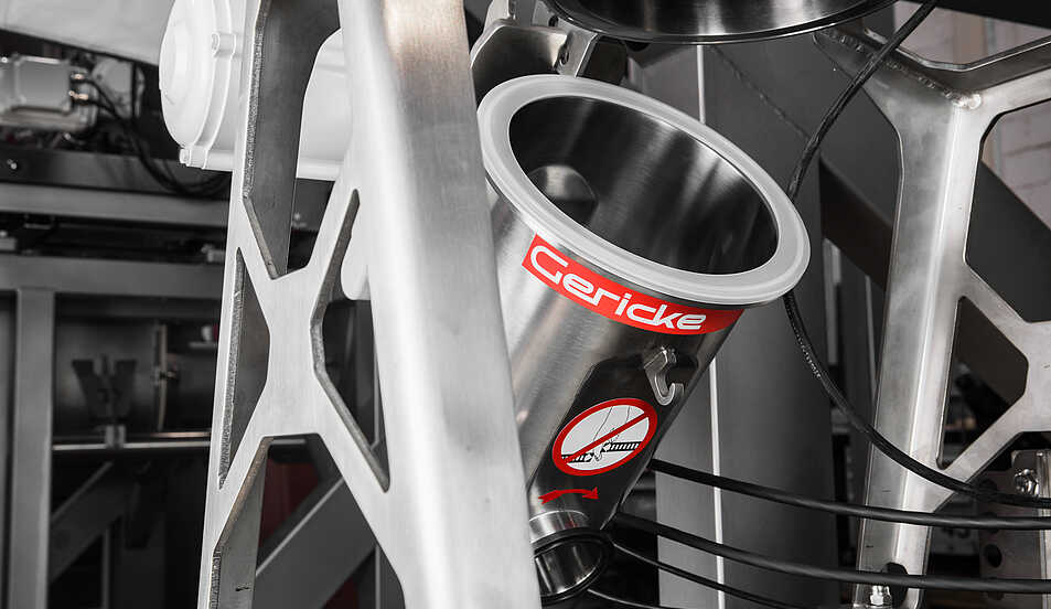 FEEDOS ® 喂料机位于清洁位置 容积式喂料机