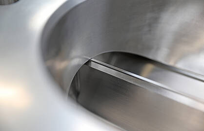 Rotary valve internal view