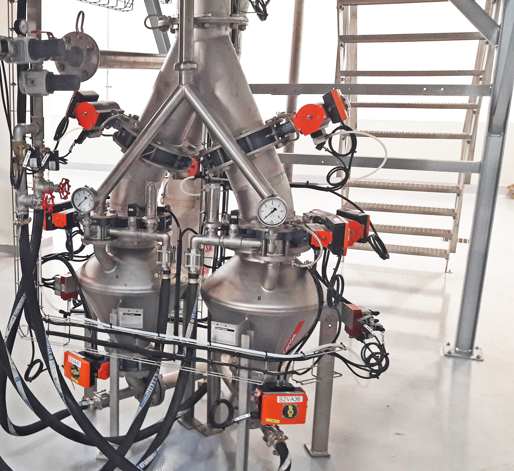 GERICKE Double Sender Installations in a Dense Phase Conveying System GERICKE Double Sender Installations in a Dense Phase Conveying System