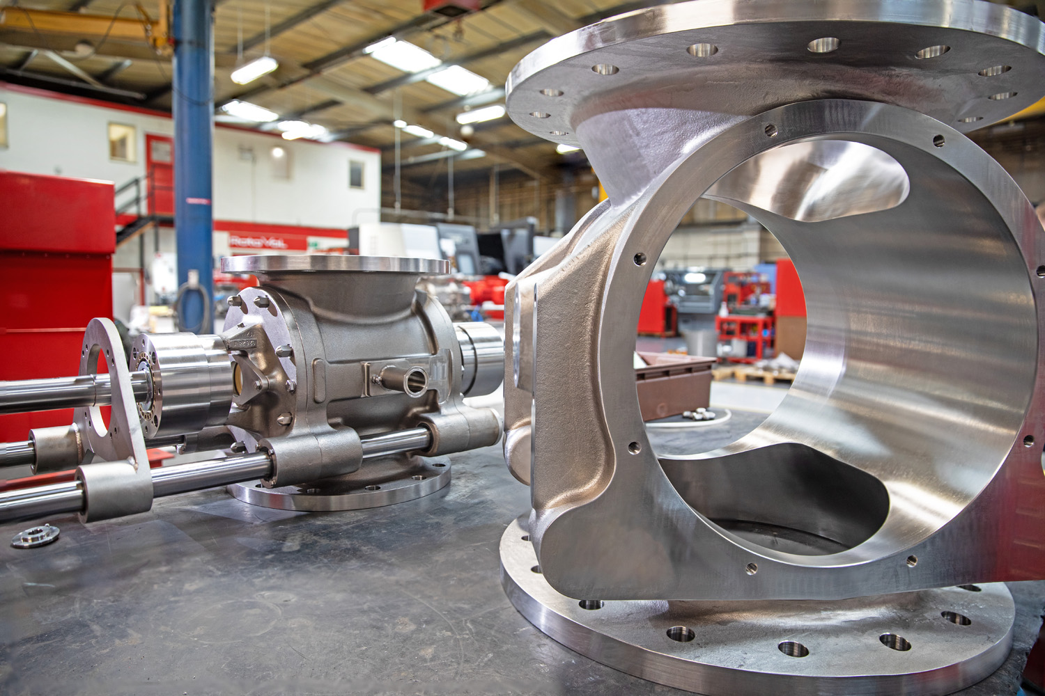 Rotary valve production at Gericke Rotaval Ltd. in the UK Rotary valve production at Gericke Rotaval Ltd. in the UK